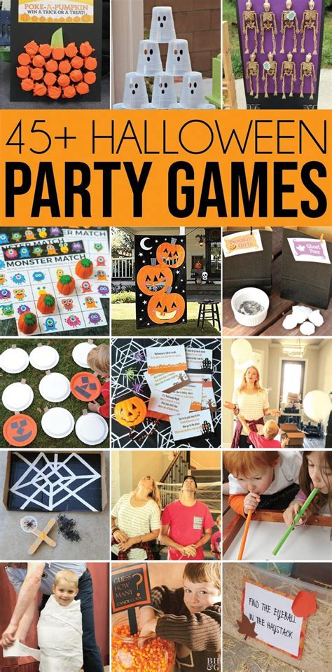 Over 45+ Awesome Halloween Games for All Ages | Birthday halloween ...