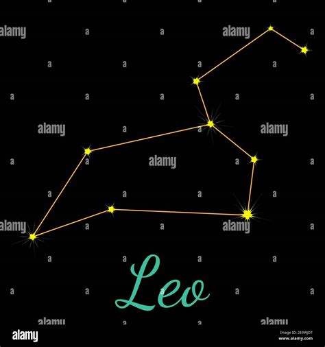 Leo constellation hi-res stock photography and images - Alamy