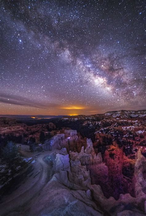 Night sky at Bryce Canyon is like nothing else, the stars pop out like ...