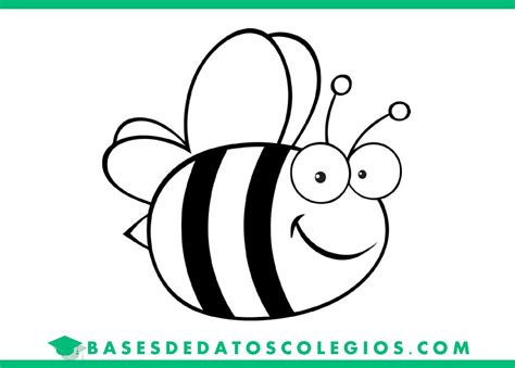 Dibujos Para Colorear De Una Abeja