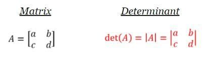 Determinant of a matrix - Explanation & Examples