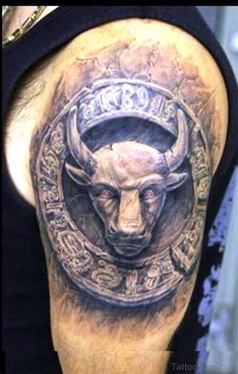 28 Bull Head Tattoo Ideas For Men & Women | PetPress Taurus Bull ...