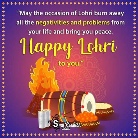 Happy Lohri Message Picture - SmitCreation.com