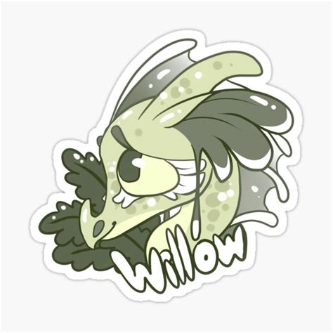 "Willow Sticker [Wings of Fire]" Sticker for Sale by OliveCow | Redbubble