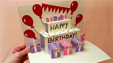 Diy Pop Up Birthday Cards