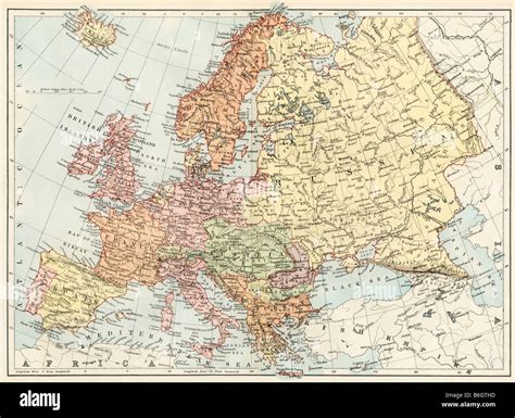 Political Map Of Europe 1870