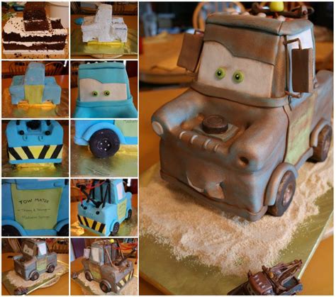 Tow Mater Cake | TheWHOot | Tow mater cake, Mater cake, Cars birthday