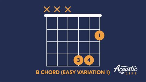 How to Play the B Chord on the Guitar (Exercises & Variations ...