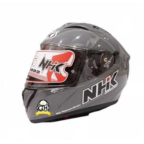 Jual HELM NHK FULL FACE NHK GP PRIME SOLID DIM GREY - S - Kab ...