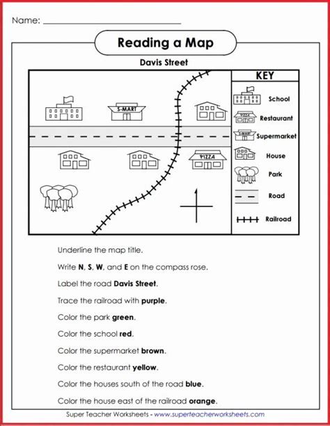 Map Activities For Kindergarten