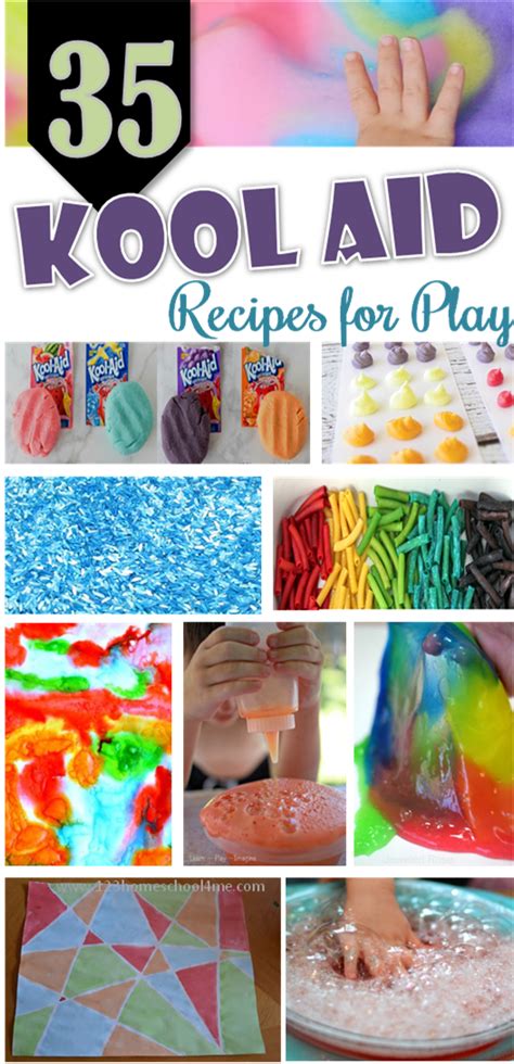 35 Kool Aid Recipes for Play | Kool aid, Kid drinks, Diy for kids