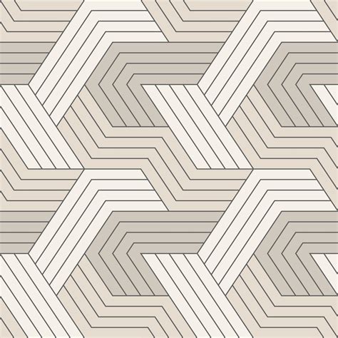 Seamless pattern with symmetric geometric lines. Repeating geometric ...