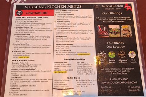 Soulcial Kitchen menus in Swansea, Illinois, United States