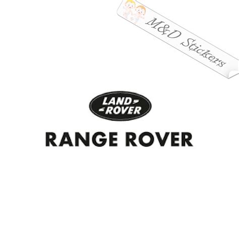 Land Rover Black & White Car Logo STICKER Die-Cut Vinyl Decal Home ...