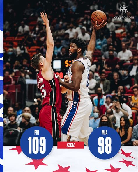 76ers vs. Heat: Play-by-play, highlights and reactions | HoopsHype