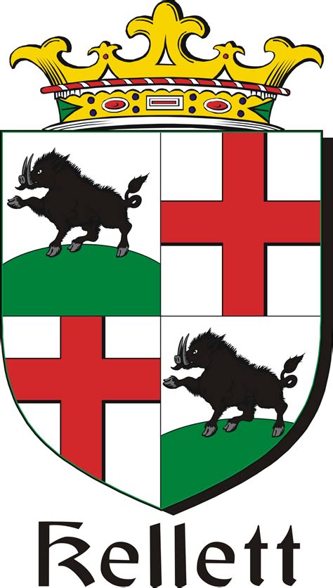 Kellett Family Crest / Irish Coat of Arms Image Download - Download...