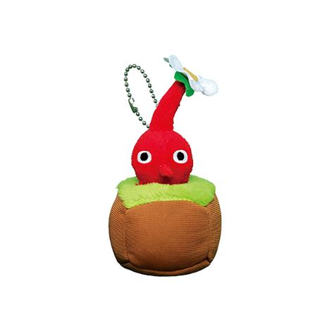 Plush Keychain Pull-Out Red Pikmin - Meccha Japan