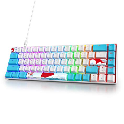 Buy OwpkeenthyWired 65% Mechanical Gaming Keyboard with Blue Switch ...