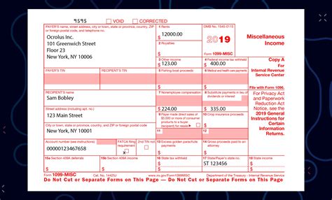 IRS Form 1099 MISC Document Processing