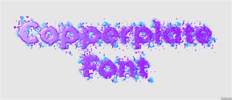 Copperplate Font Text Effect and Logo Design Font