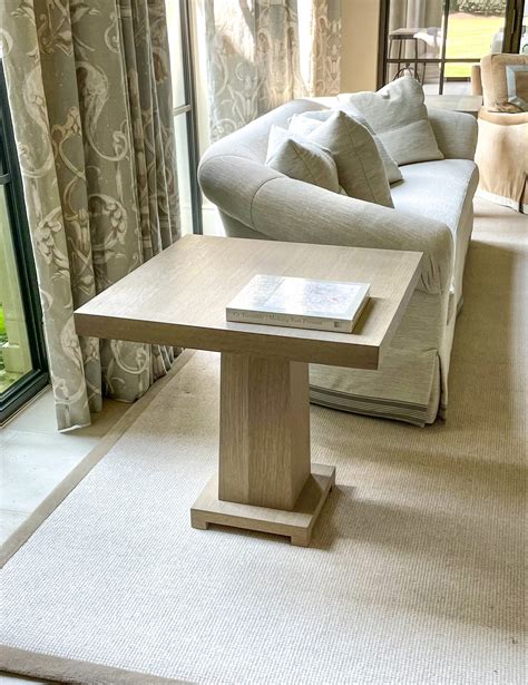 Greyed Oak Side Table - MDM Design Studio