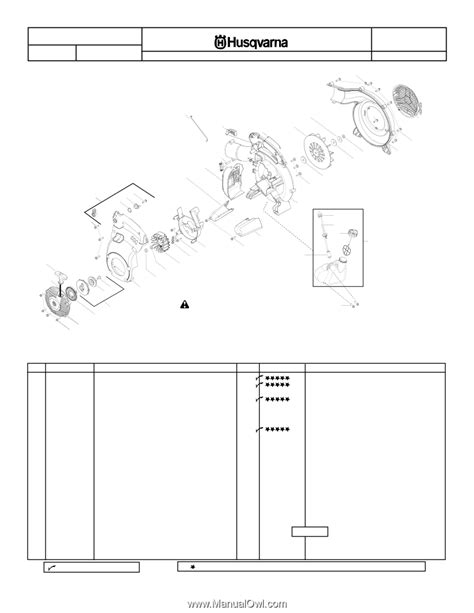 Husqvarna 125B | Parts List