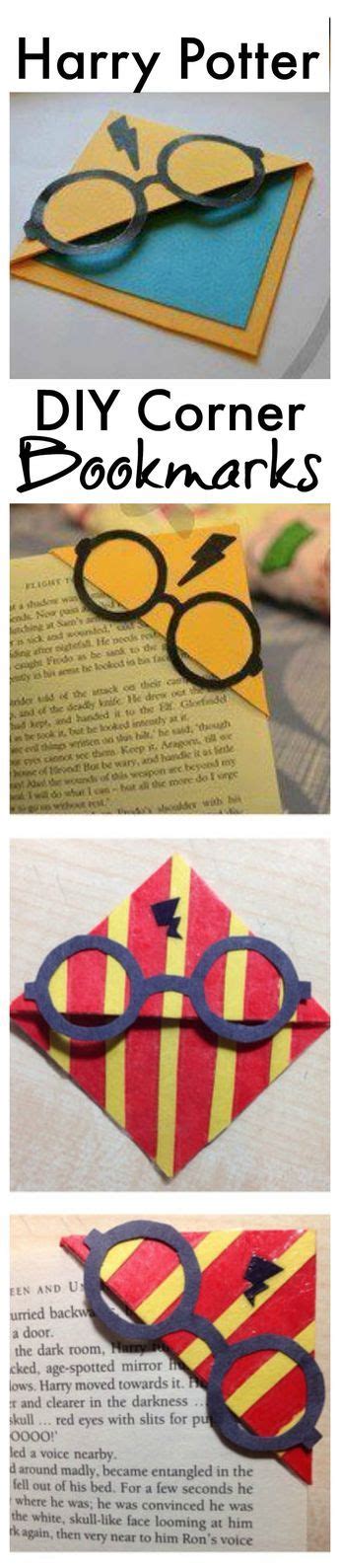 DIY Harry Potter corner bookmarks. Harry Potter Corner, Theme Harry ...