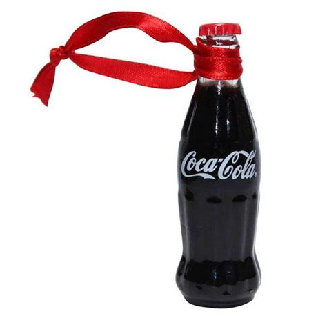 Authentic Coca Cola Coke Mini Bottle Painted Christmas Ornament New ...