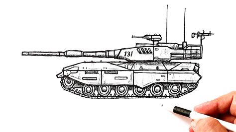 How To Draw An Army Tank - Intelligencesupply16