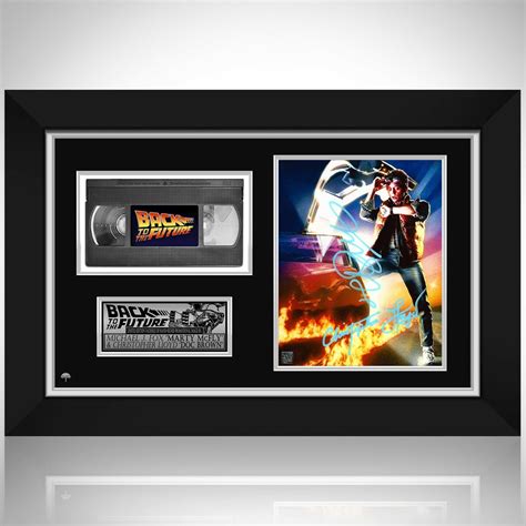 Back to the Future Photo & VHS Limited Signature Edition Custom Frame ...