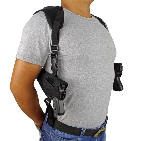 Tactical Double Draw Shoulder Holster Concealed Every Day Carry Pistol ...