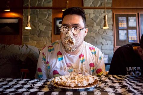 Photos: Chowing down for charity at the third annual Pi Day Pie Eating ...