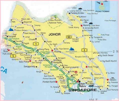 The Paradise of Johor: Location Map