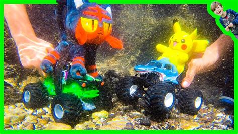 Axel Show Monster Trucks Underwater Ocean Adventure! - YouTube