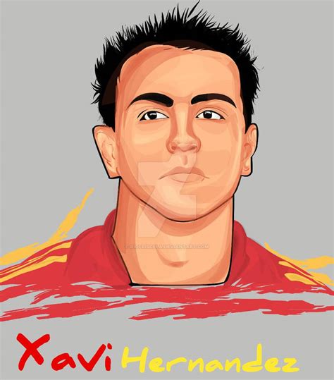 xavi in vector art by riofriscela on DeviantArt