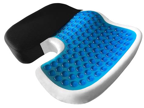 Orthopedic Seat Cushion Coccyx EXTRA LARGE Memory Foam Gel Sitting ...