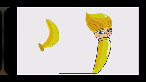 Petey the paintbrush EP06 banana - YouTube