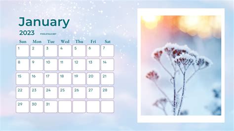 January 2023 Calendar Wallpaper Desktop – Printable Template Calendar