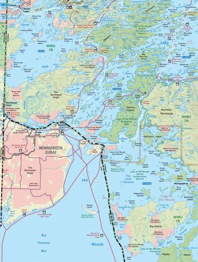 NWON20 Northwest Angle - Northwestern Ontario Topo Map by Backroad ...