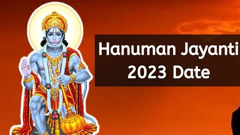 Hanuman Jayanti 2023 Date - When is Hanuman Jayanti 2023 Date - Happy ...