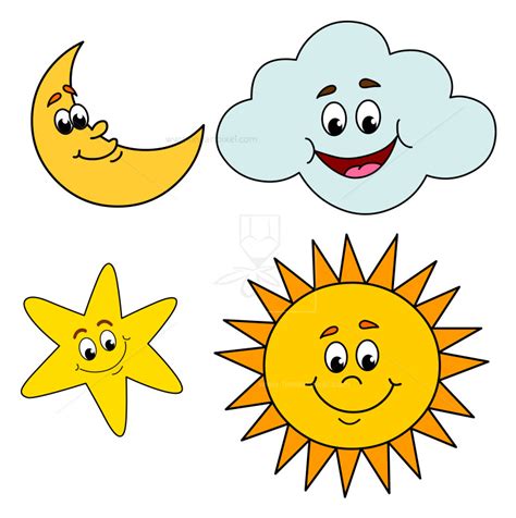 Sun And Moon Clip Art