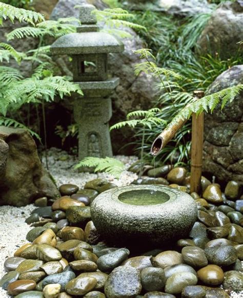 Japanese Water Fountain Garden