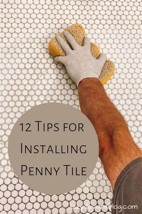 12 Tips for Installing a Penny Tile Floor in the Bathroom | Penny tile ...