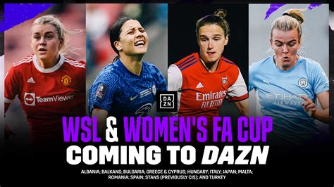 DAZN to broadcast English FA Women's Super League, Women's FA Cup in ...