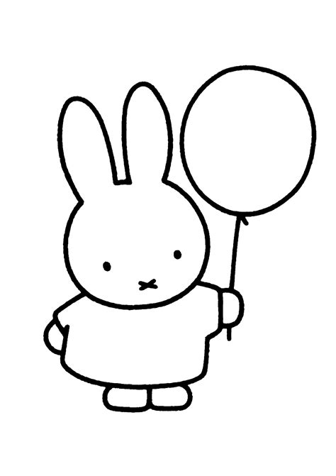 Miffy Coloring Pages | Bunny coloring pages, Bear coloring pages ...