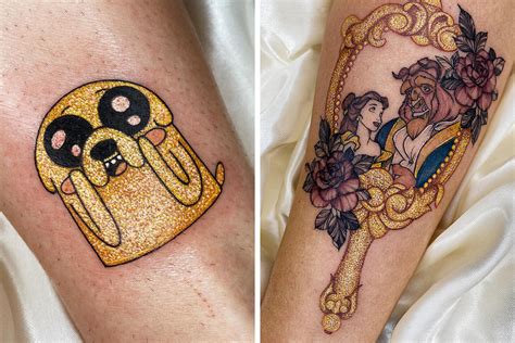 40 Unique And Cool "Glitter Tattoos" | Bored Panda