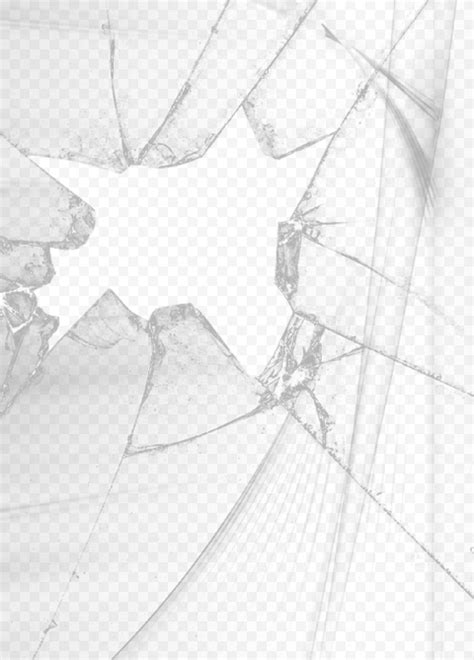 HD Broken Glass Mirror Effect PNG | Citypng