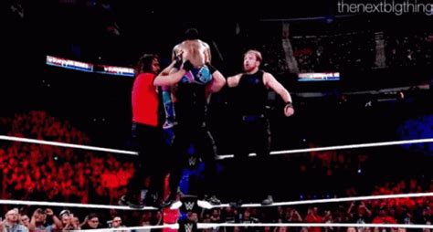 The Shield Triple Powerbomb GIF - TheShield TriplePowerbomb RomanReigns ...