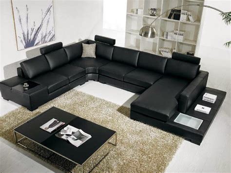 Reclining Couches Sale: Leather Couch Adjustable Headrest