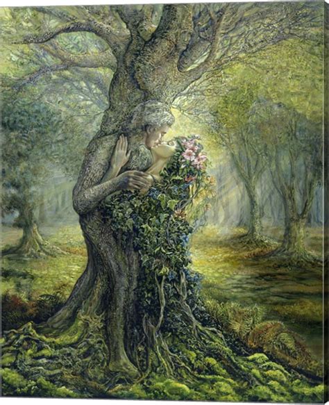 Metaverse Dryad And The Tree Spirit By Josephine Wall Canvas Art - Macy ...